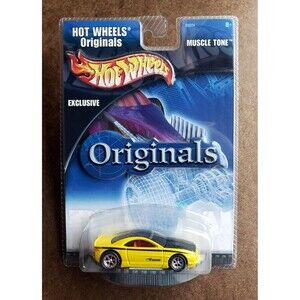 Vintage 2002 Hot Wheels ORIGINALS MUSCLE TONE Yellow 1:64 Pro Circuit 6SP 56024